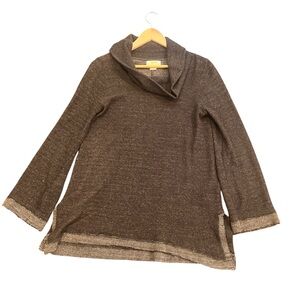 Maeve Brown Cowl Neck Sweater